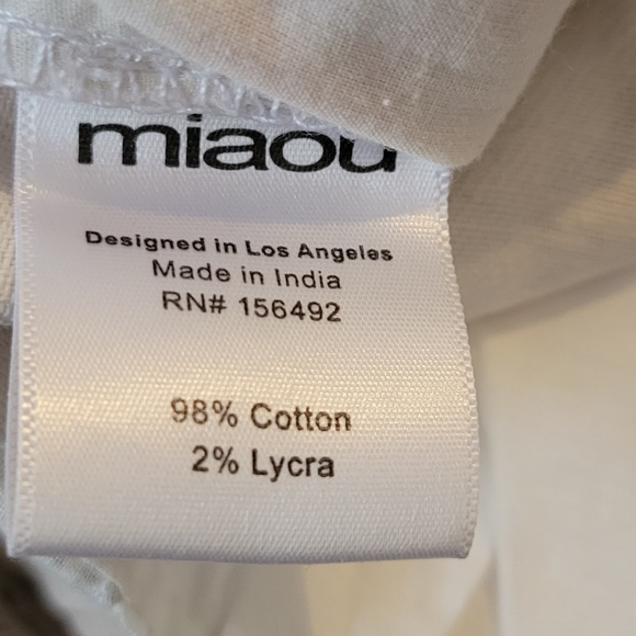 Miaou SONI Receipt Print Flared Jeans Vogue Runway Collection 2019 Size 32 - Picture 6 of 9